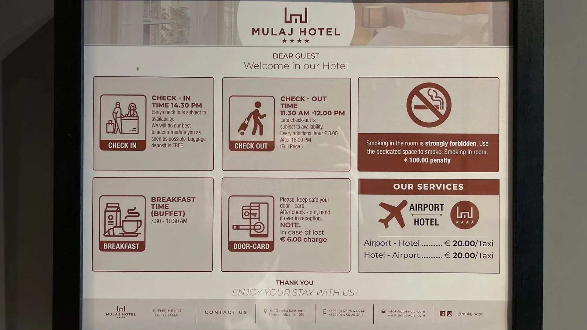 Mulaj Hotel Tirana